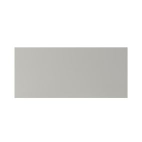 GoodHome Stevia Matt pewter grey Drawer front, bridging door & bi fold door, (W)800mm (H)356mm (T)18mm