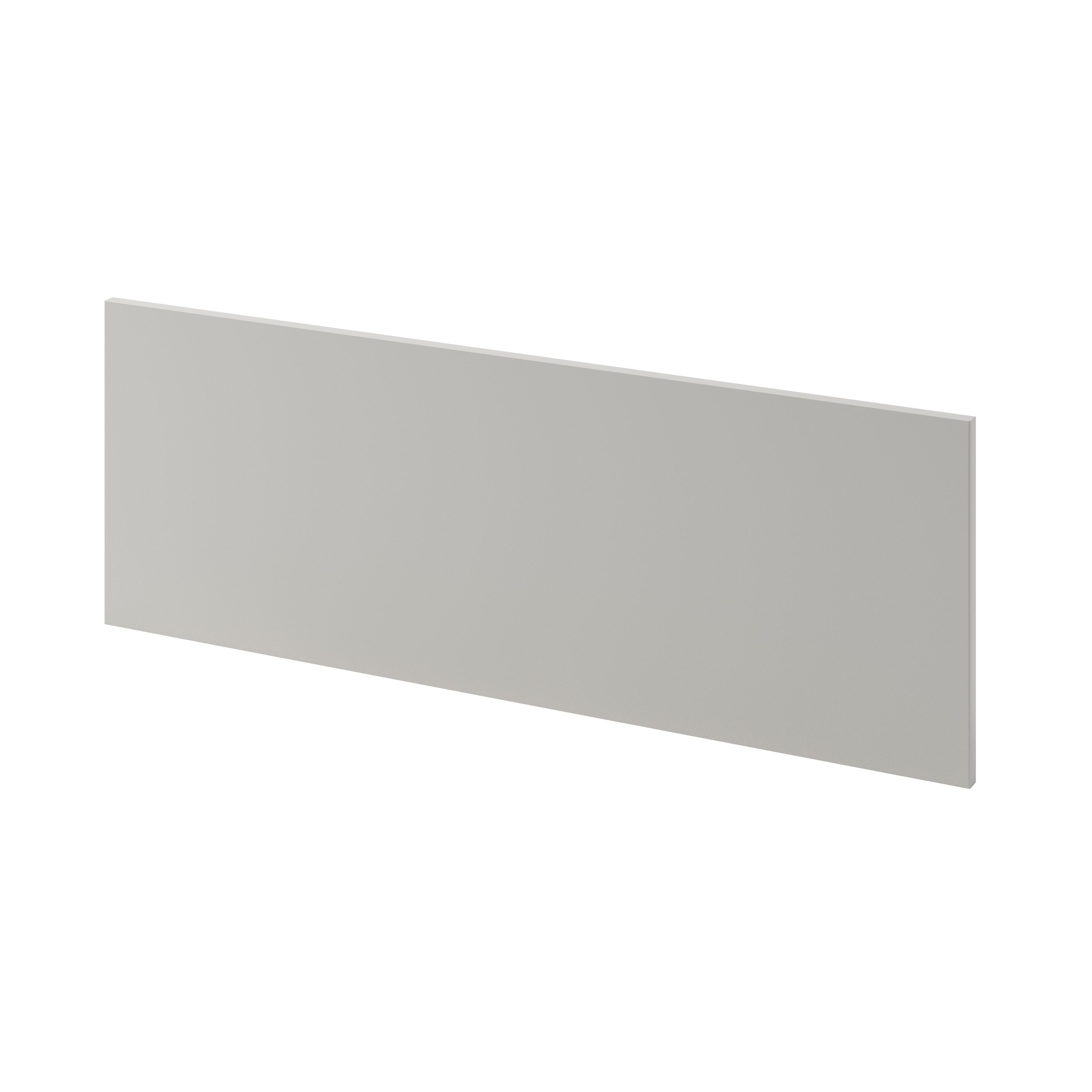 GoodHome Stevia Matt pewter grey Slab 2 drawer front, bridging door & bi-fold door 1000mm