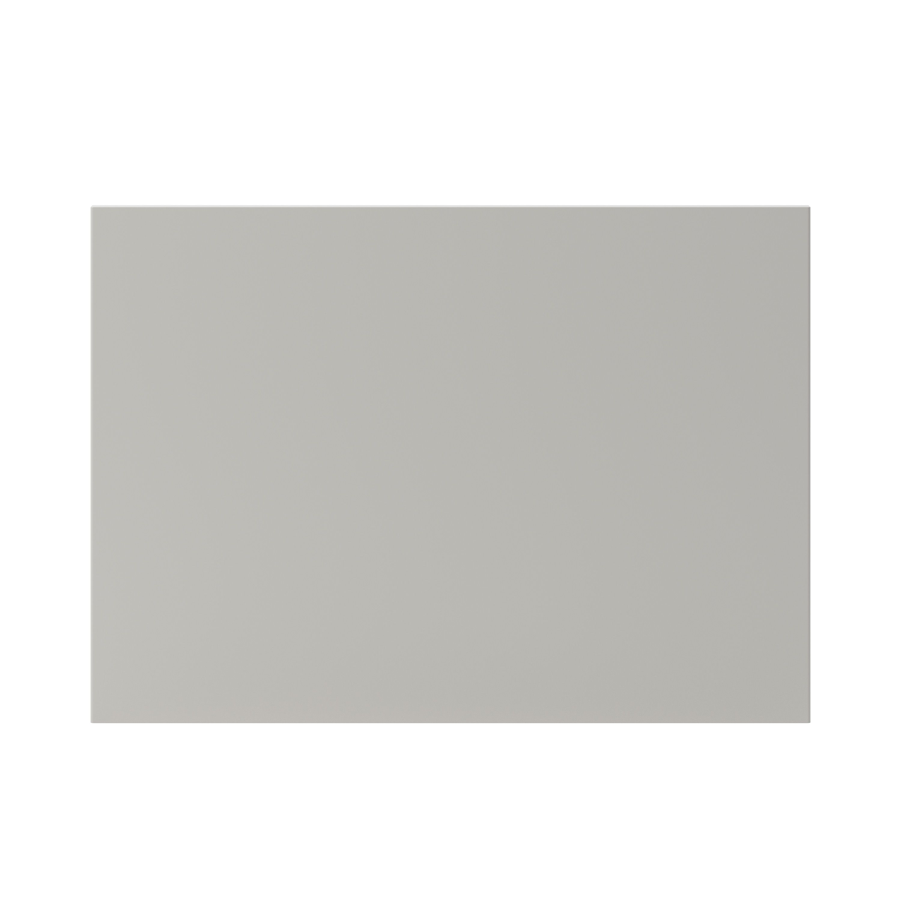 GoodHome Stevia Matt pewter grey Slab 2 drawer front, bridging door & bi-fold door 500mm