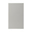 GoodHome Stevia Matt Pewter grey slab 50:50 Larder/Fridge freezer Cabinet door (W)600mm (H)1001mm (T)18mm