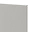 GoodHome Stevia Matt Pewter grey slab 50:50 Tall larder Cabinet door (W)600mm (H)1181mm (T)18mm