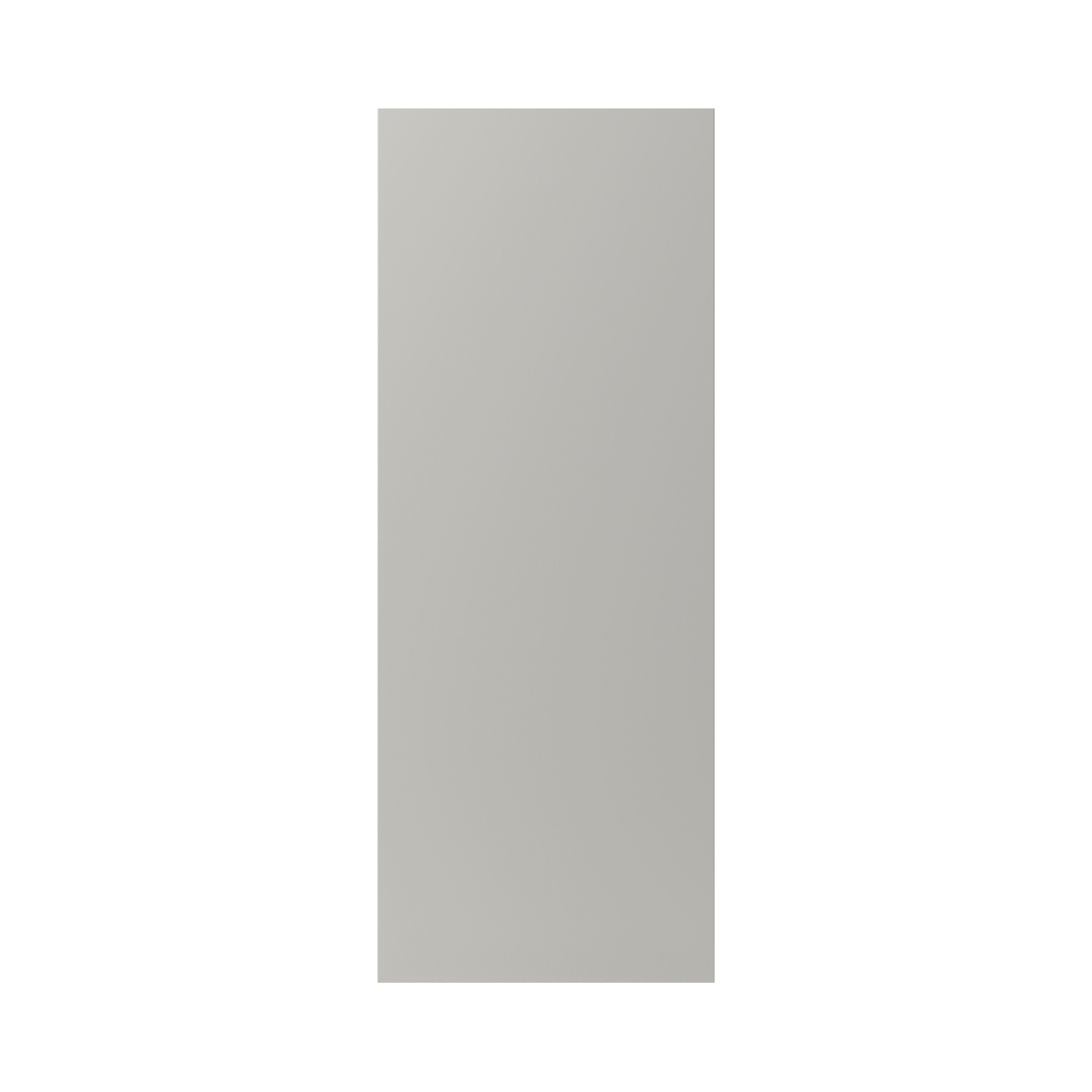 GoodHome Stevia Matt pewter grey Slab 70:30 Larder Cabinet door (W)500mm (H)1287mm (T)18mm
