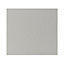 GoodHome Stevia Matt Pewter grey slab Appliance Cabinet door (W)600mm (H)543mm (T)18mm