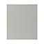 GoodHome Stevia Matt Pewter grey slab Appliance Cabinet door (W)600mm (H)687mm (T)18mm