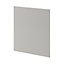 GoodHome Stevia Matt Pewter grey slab Appliance Cabinet door (W)600mm (H)687mm (T)18mm