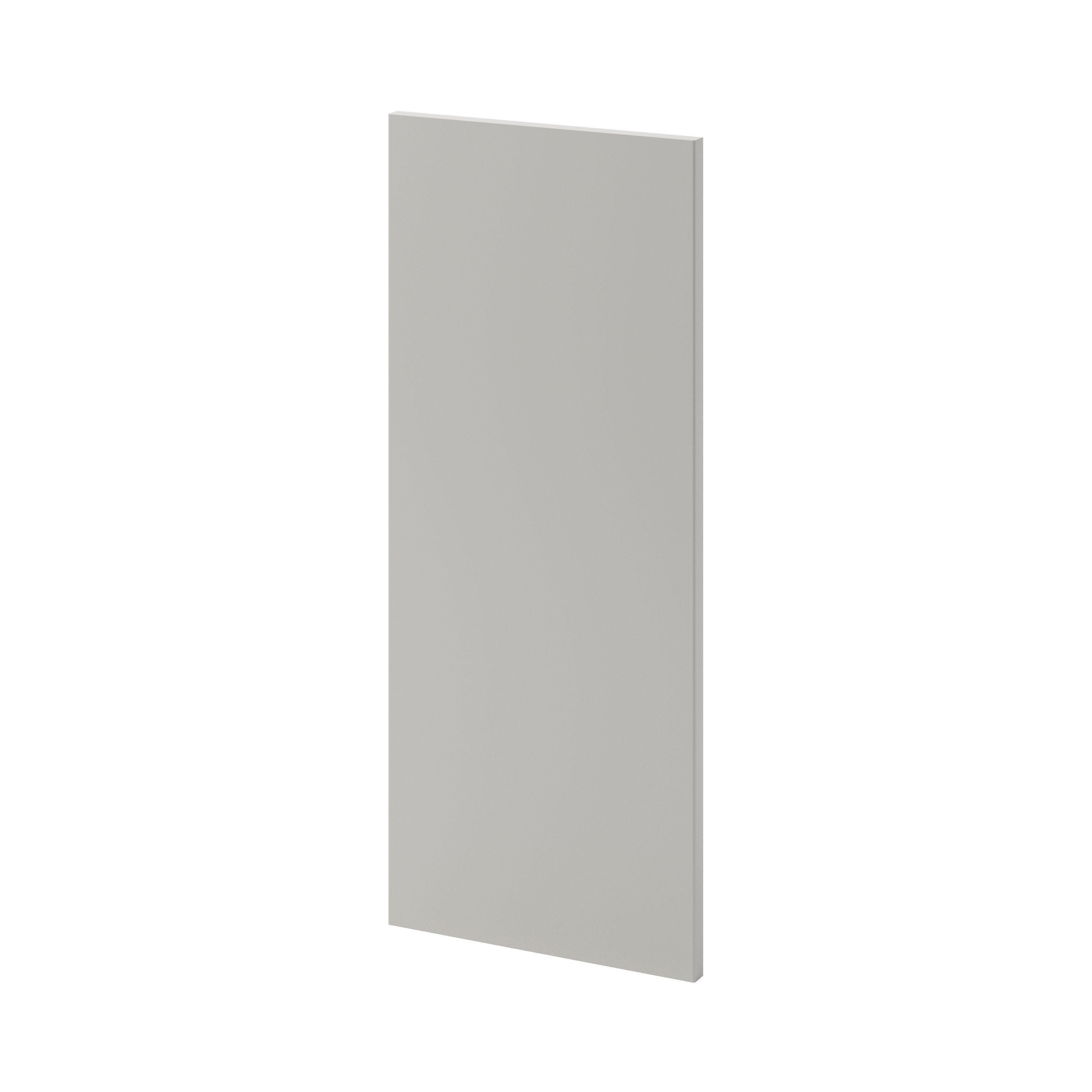 GoodHome Stevia Matt pewter grey Slab Highline Cabinet door (W)300mm (H)715mm (T)18mm
