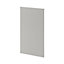 GoodHome Stevia Matt Pewter grey slab Highline Cabinet door (W)450mm (H)715mm (T)18mm