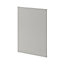 GoodHome Stevia Matt Pewter grey slab Highline Cabinet door (W)500mm (H)715mm (T)18mm