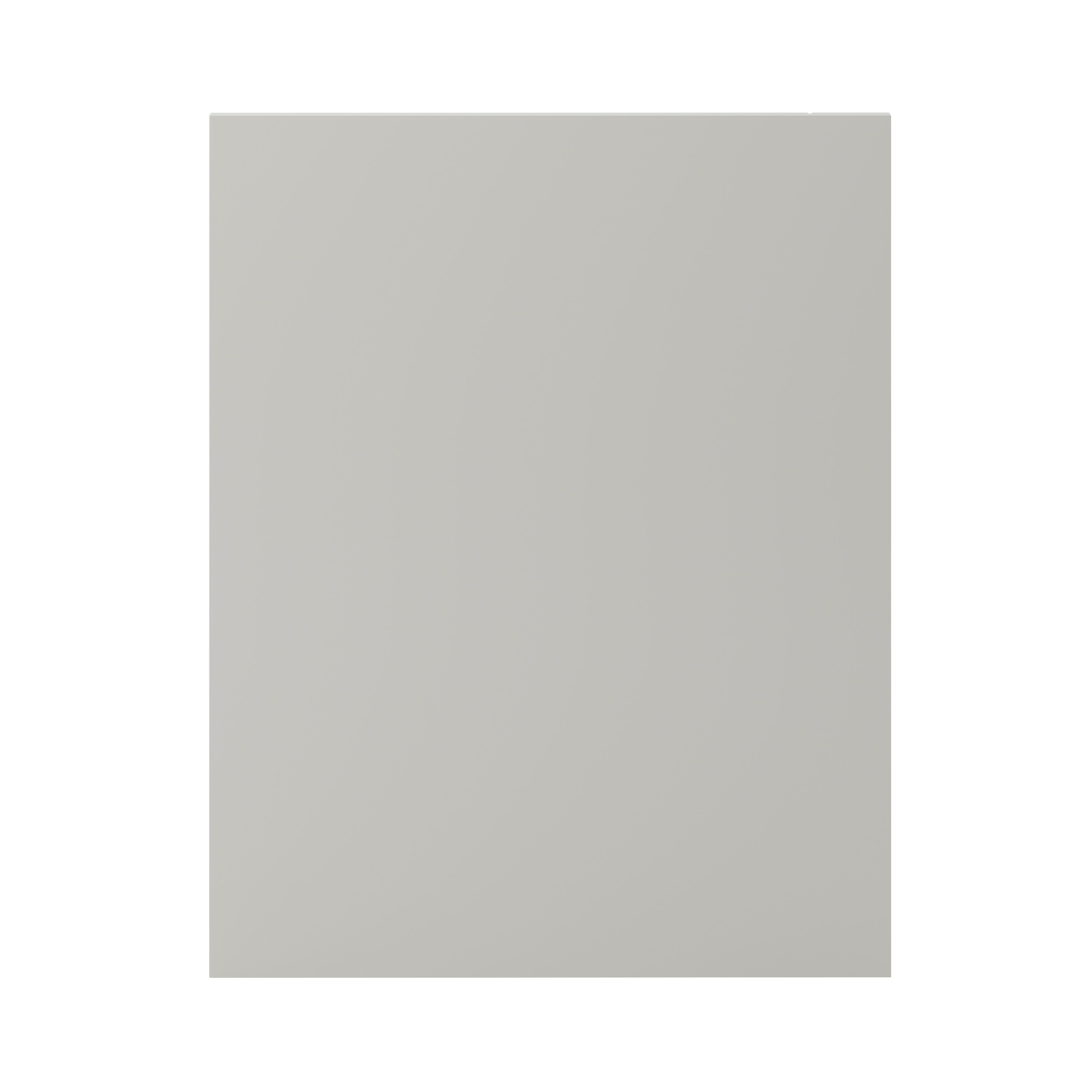 GoodHome Stevia Matt pewter grey Slab LH Standard End panel (H)720mm (W)570mm