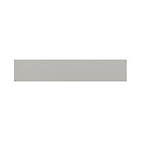 GoodHome Stevia Matt Pewter grey slab Standard Appliance Filler panel (H)115mm (W)597mm