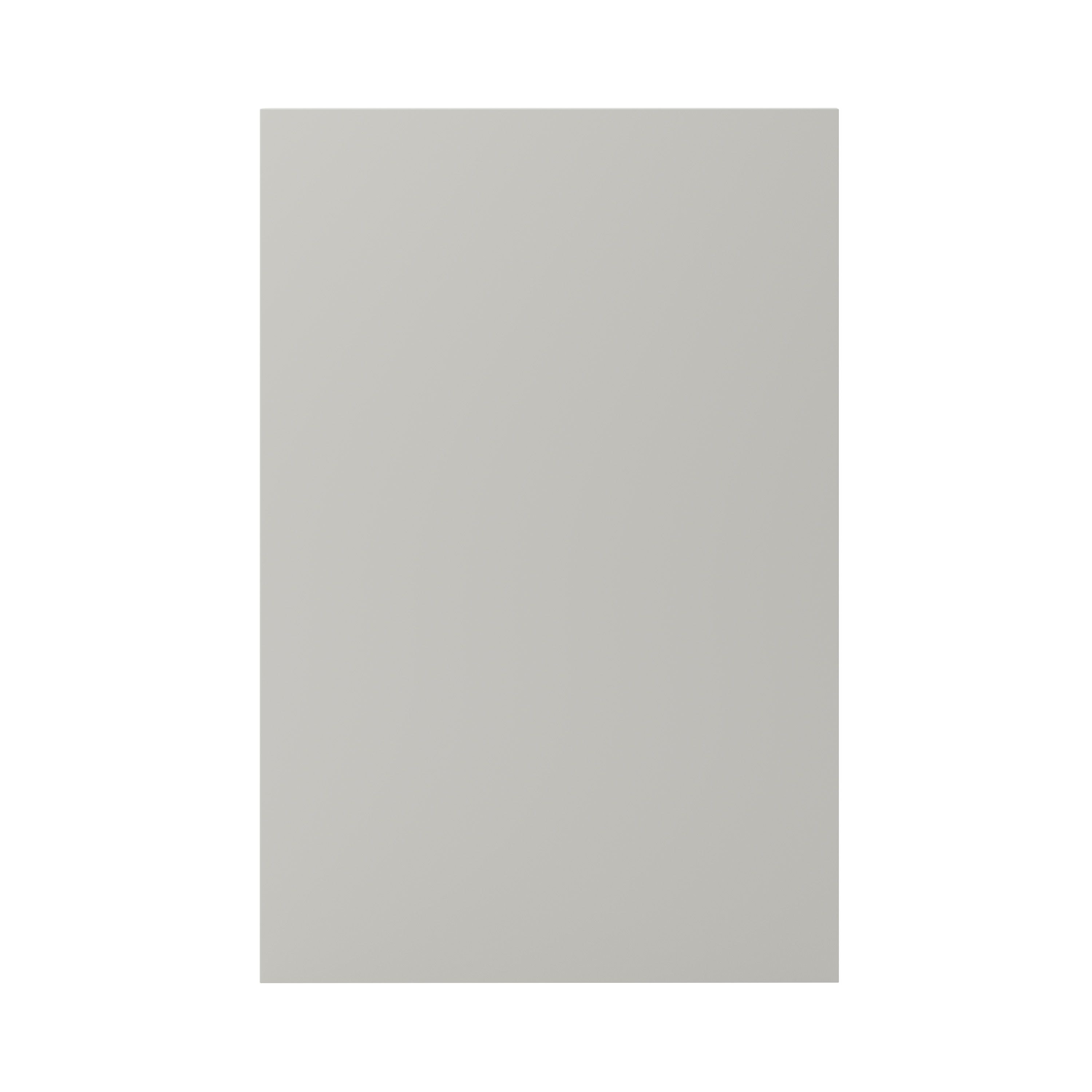 GoodHome Stevia Matt pewter grey Slab Standard Clad on end panel (H)934mm (W)640mm