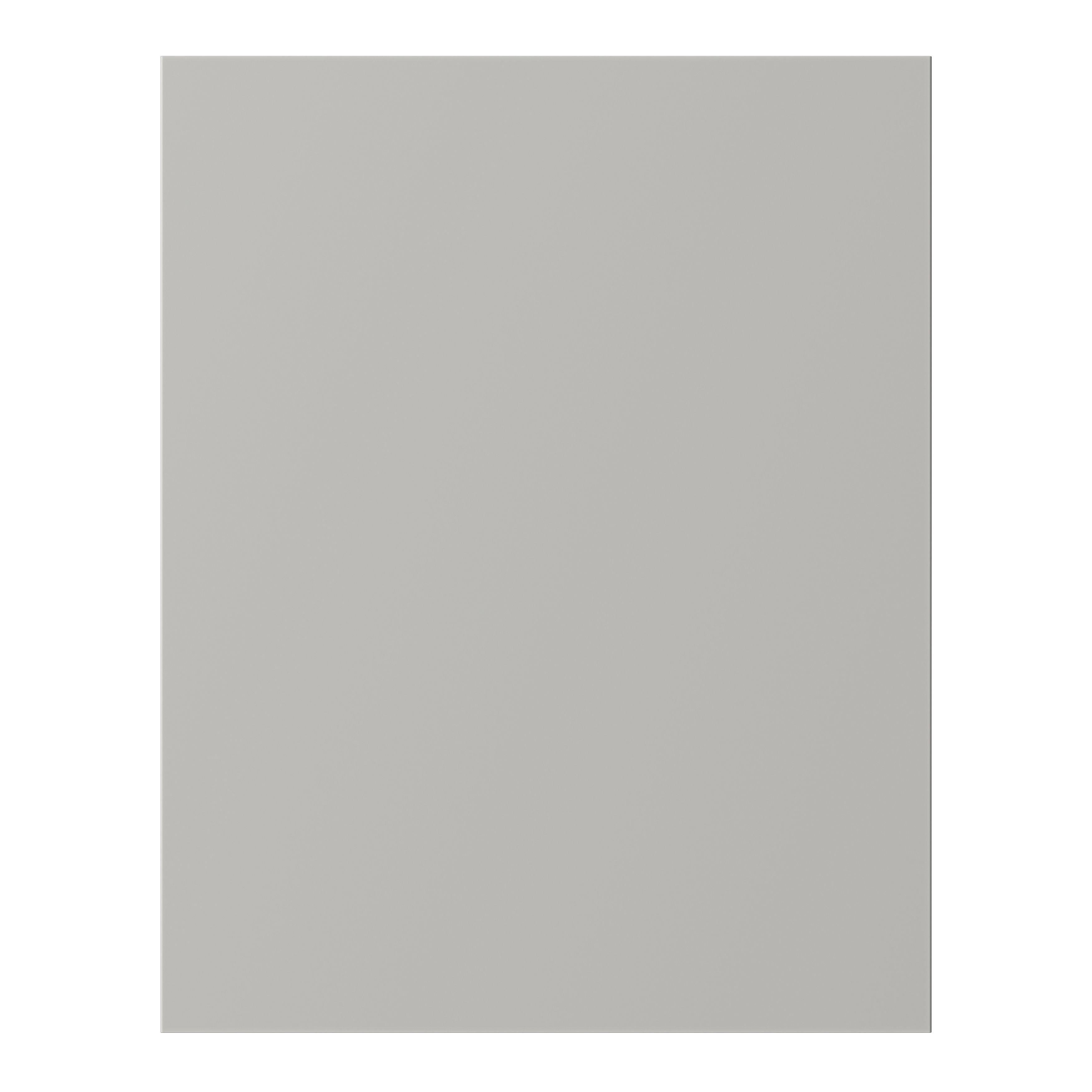 GoodHome Stevia Matt pewter grey Slab Standard End panel (H)715mm (W)595mm