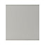 GoodHome Stevia Matt Pewter grey slab Tall appliance Cabinet door (W)600mm (H)633mm (T)18mm