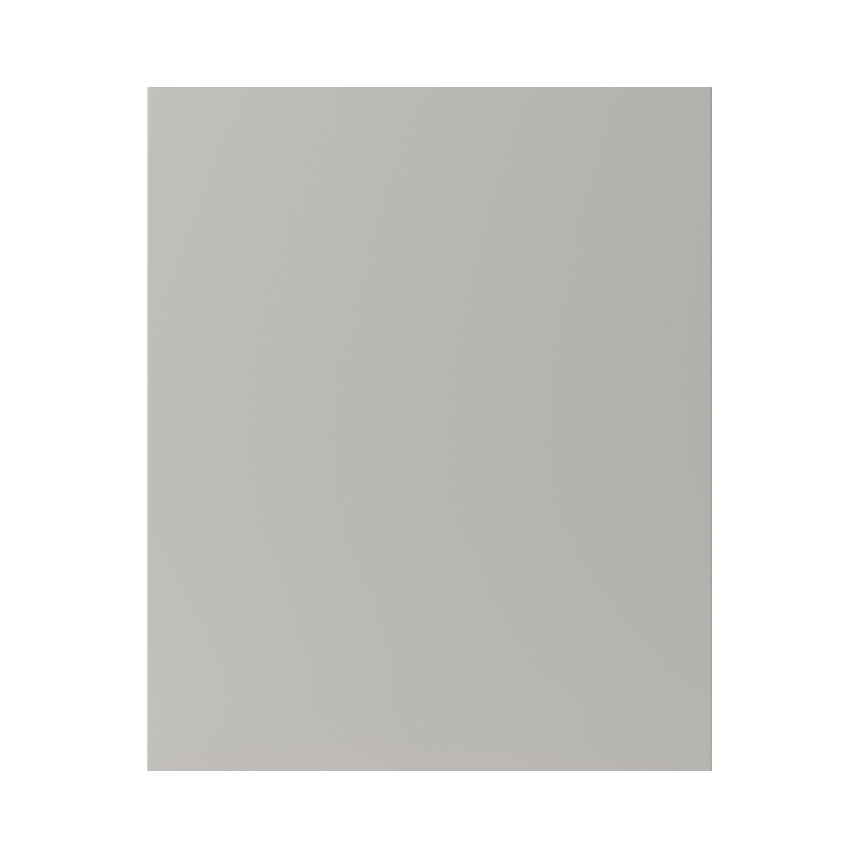 GoodHome Stevia Matt pewter grey Slab Tall appliance Cabinet door (W)600mm (H)723mm (T)18mm