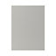 GoodHome Stevia Matt Pewter grey slab Tall appliance Cabinet door (W)600mm (H)806mm (T)18mm