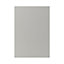 GoodHome Stevia Matt Pewter grey slab Tall appliance Cabinet door (W)600mm (H)867mm (T)18mm