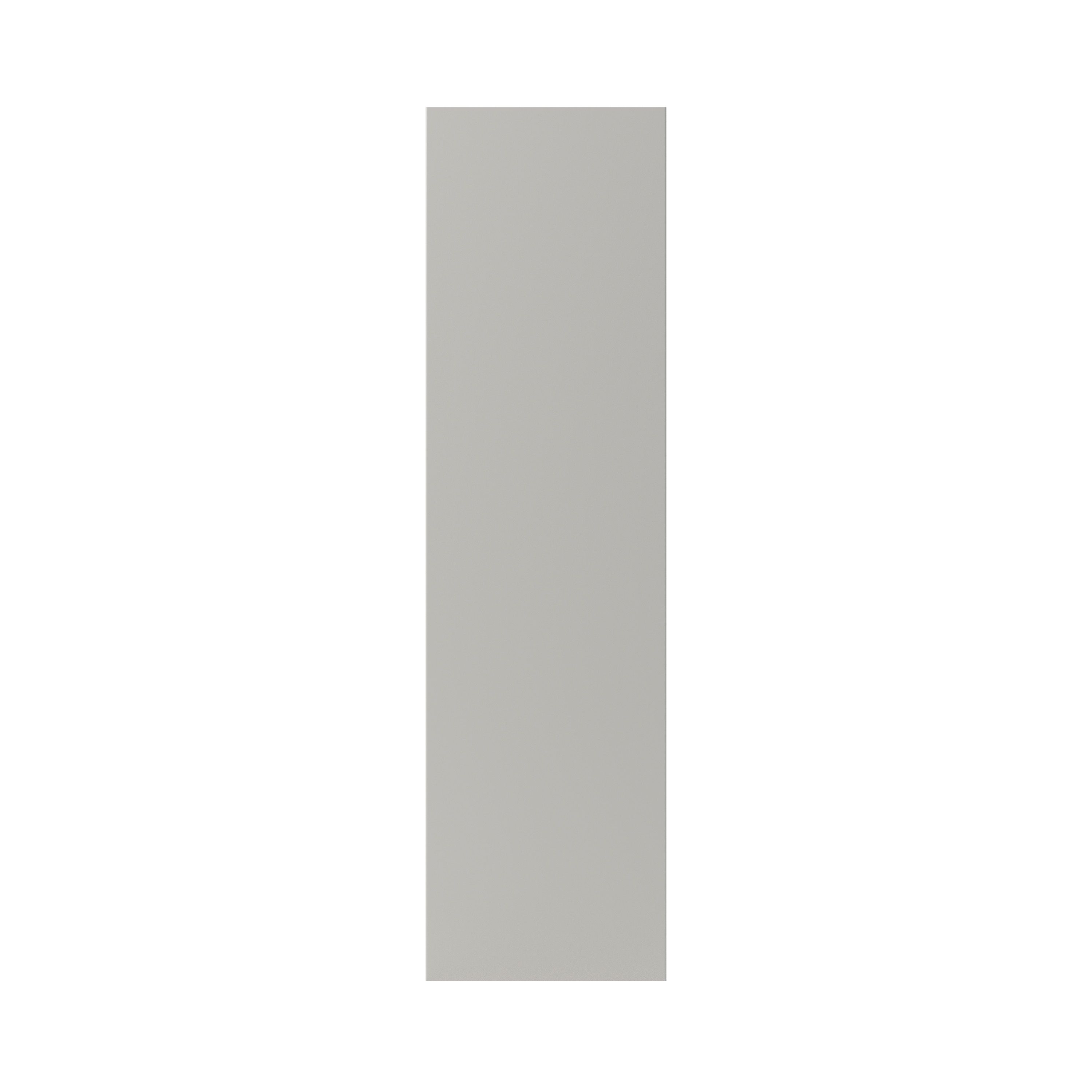 GoodHome Stevia Matt pewter grey Slab Tall wall Cabinet door (W)250mm (H)895mm (T)18mm