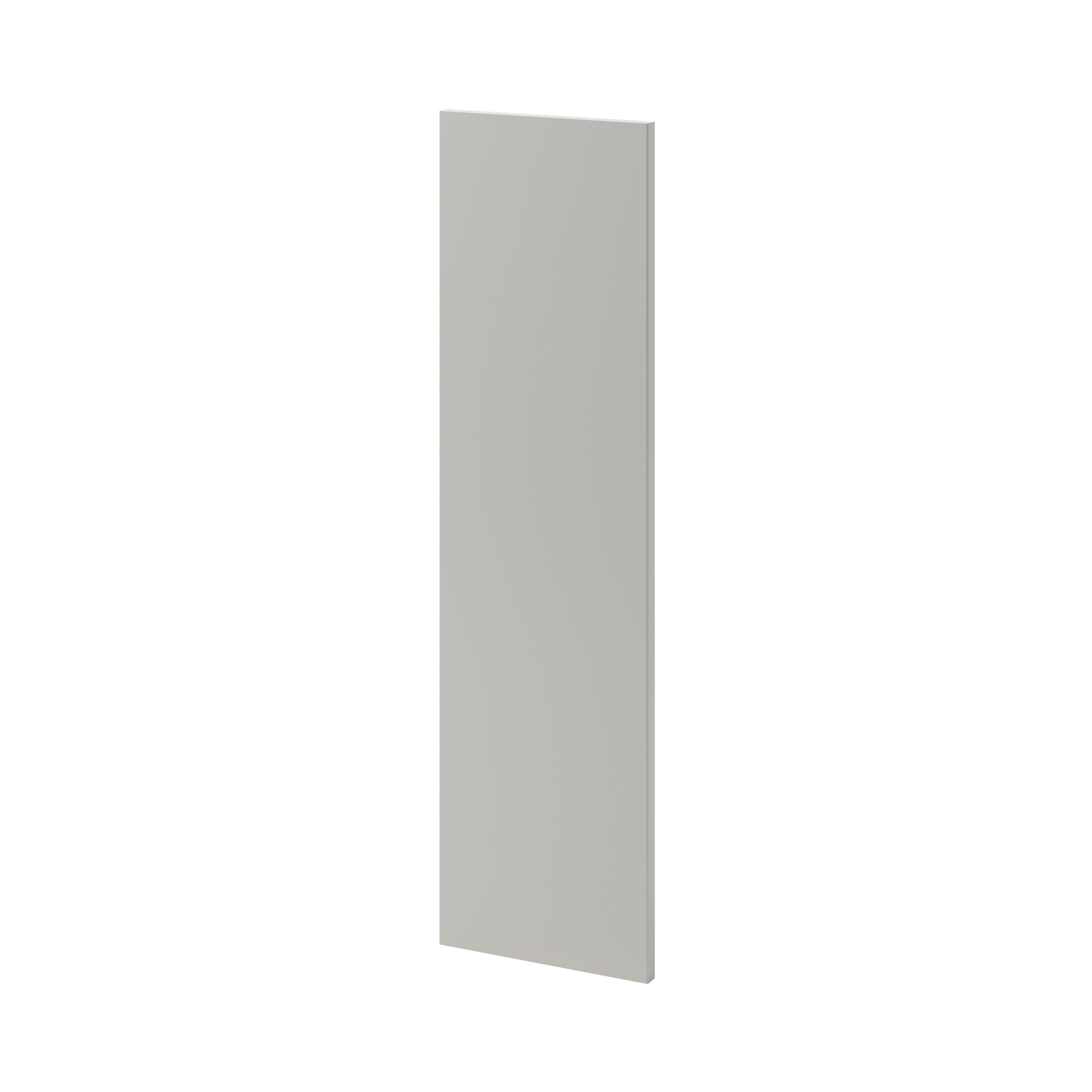 GoodHome Stevia Matt pewter grey Slab Tall wall Cabinet door (W)250mm (H)895mm (T)18mm