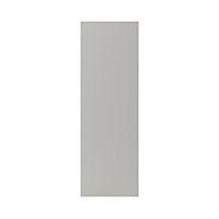 GoodHome Stevia Matt Pewter grey slab Tall wall Cabinet door (W)300mm (H)895mm (T)18mm