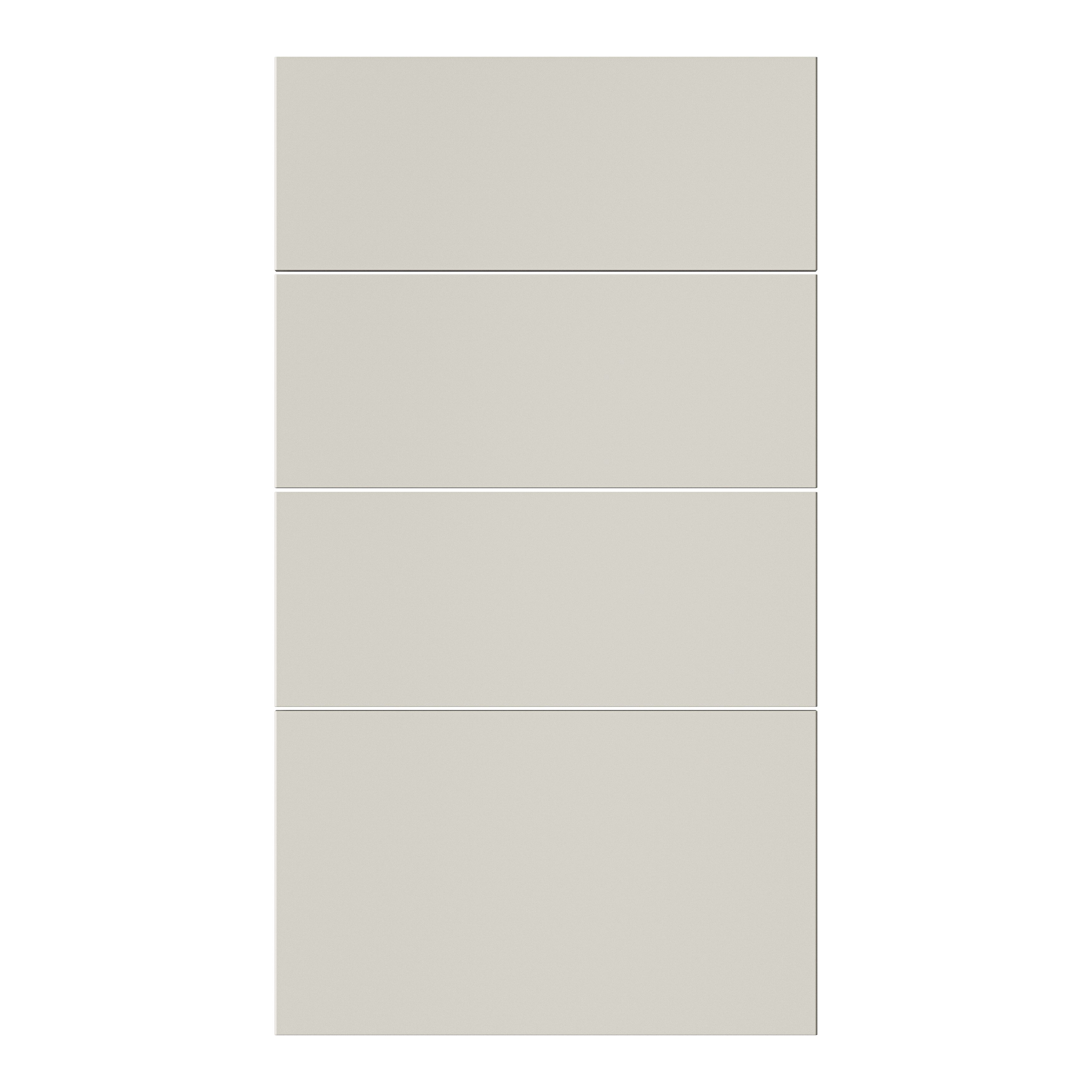 GoodHome Stevia Matt sandstone slab Drawer front, Pack of 4 (H)715mm (W ...