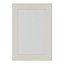 GoodHome Stevia Matt sandstone slab Glazed Cabinet door (W)500mm (H)715mm (T)18mm