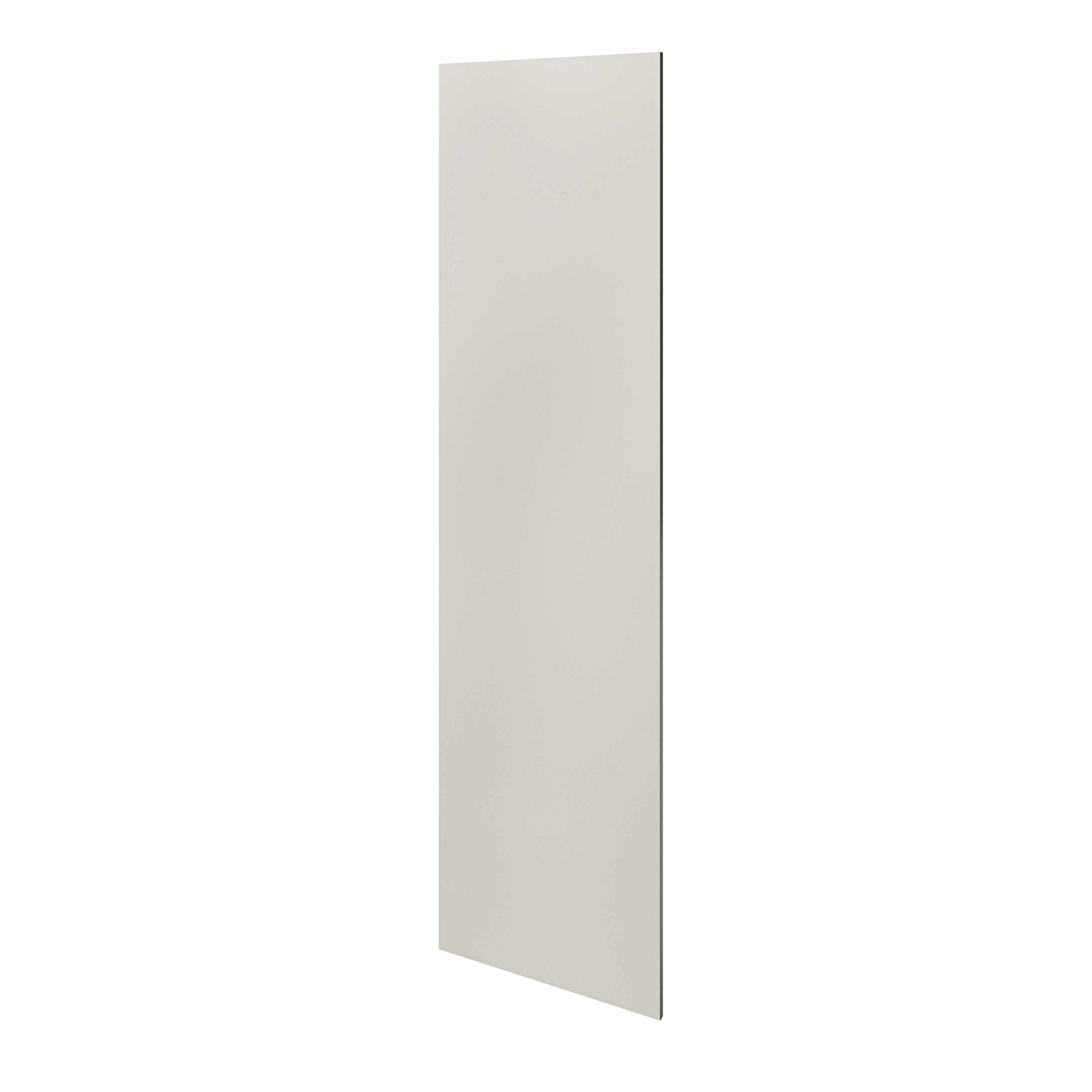 GoodHome Stevia Matt sandstone slab Tall Appliance & larder Clad on end panel (H)2400mm (W)640mm