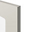 GoodHome Stevia Matt sandstone slab Tall glazed Cabinet door (W)300mm (H)895mm (T)18mm