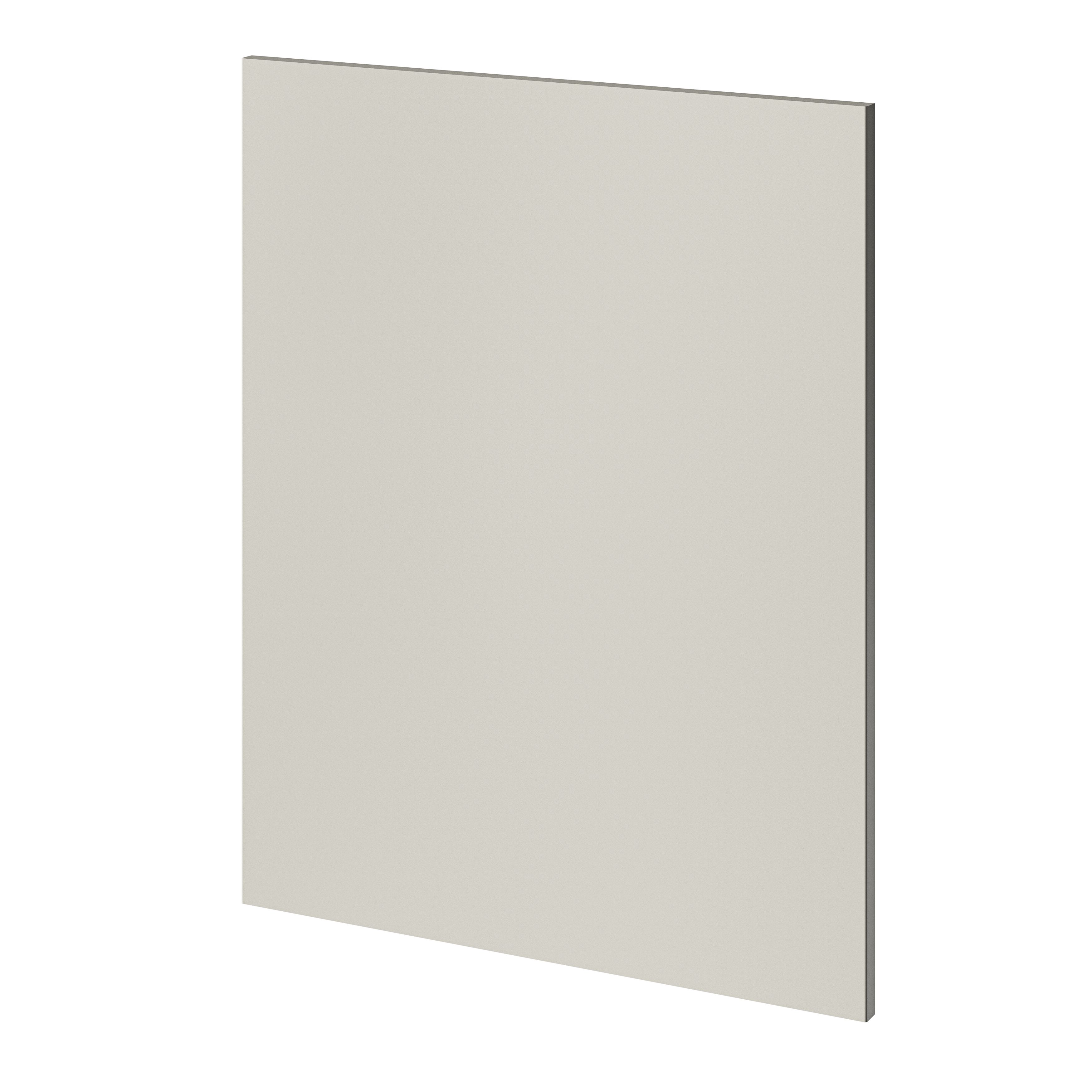 GoodHome Stevia Matt sandstone Standard Base Drawer end panel (H)720mm (W)570mm
