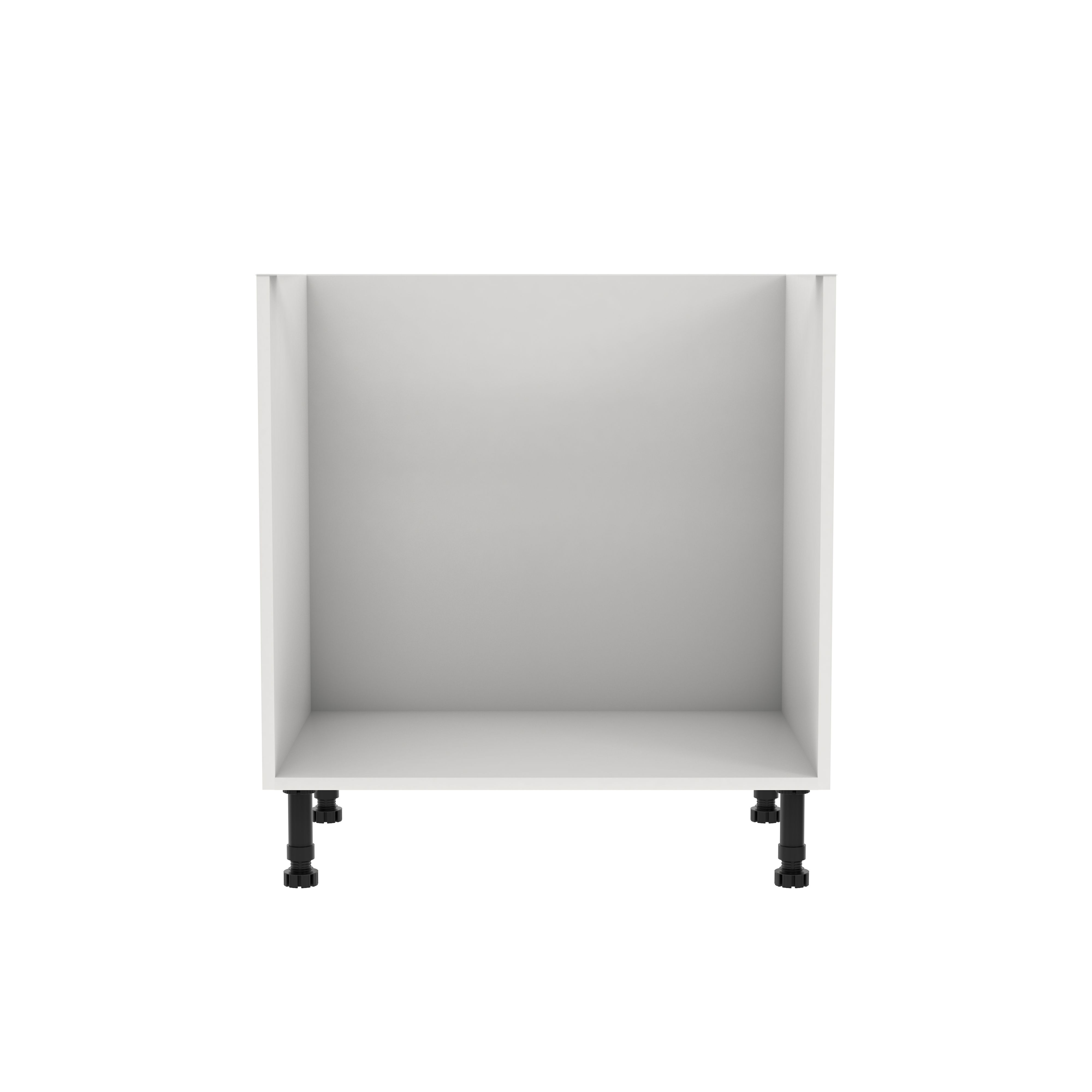 GoodHome Stevia Matt white Base Kitchen cabinet (W) 800mm (H)870mm