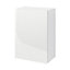 GoodHome Stevia Matt White Standard Wall cabinet, (W)500mm (D)338mm