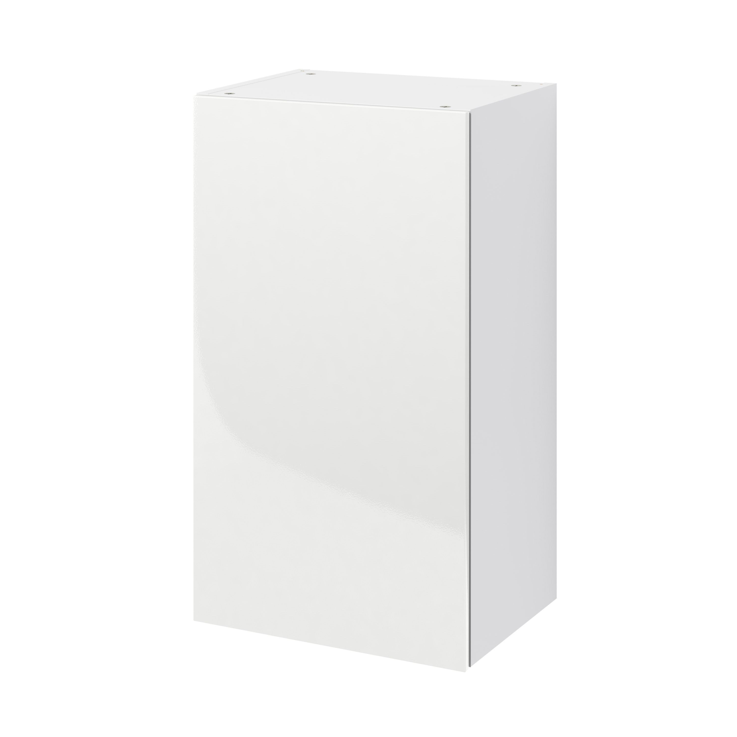 GoodHome Stevia Matt white Wall Kitchen cabinet (W) 400mm (H)720mm