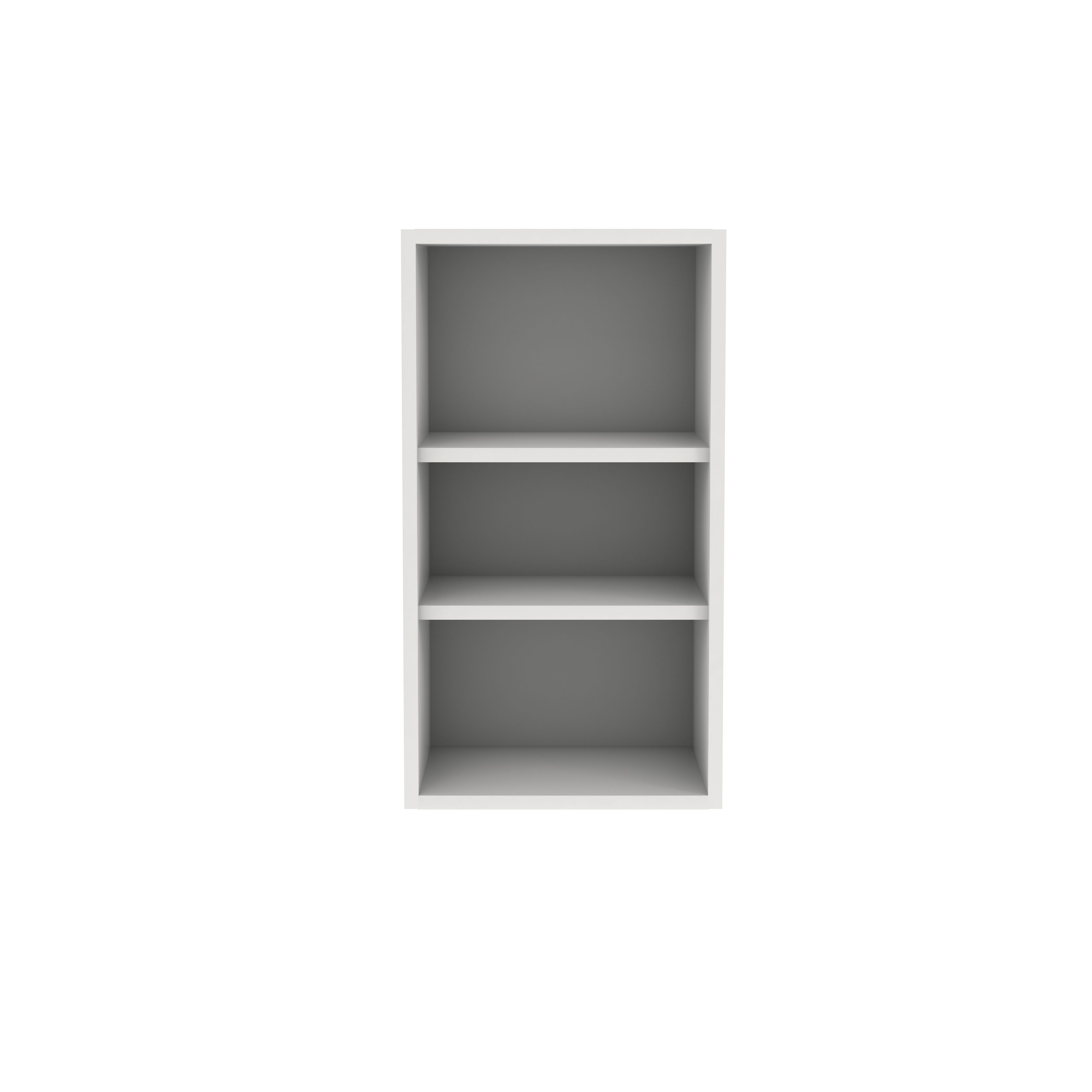 GoodHome Stevia Matt white Wall Kitchen cabinet (W) 400mm (H)720mm
