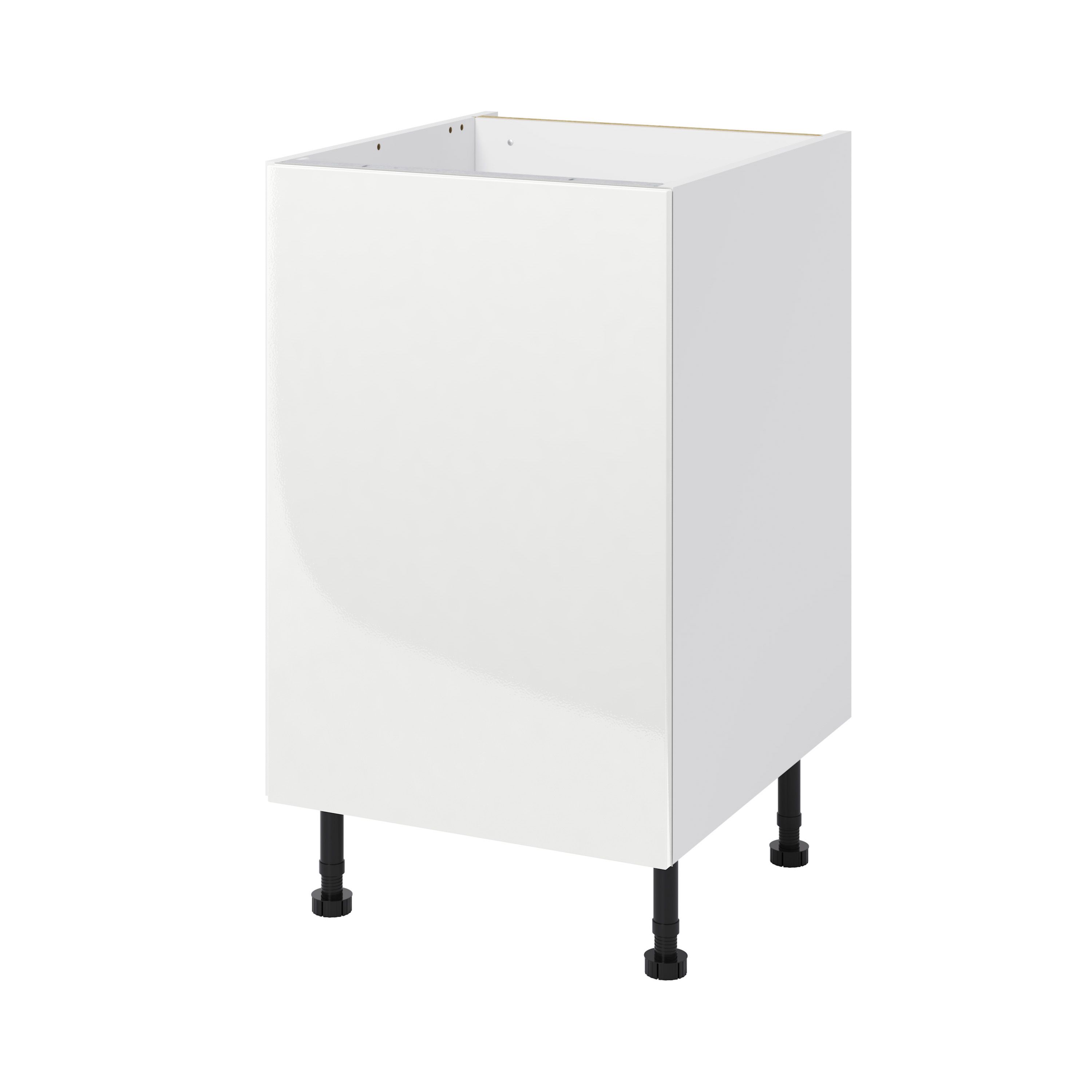 GoodHome Stevia White Base unit, (W)500mm