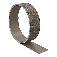 GoodHome Stone effect Umbria Worktop edging tape, (L)3m