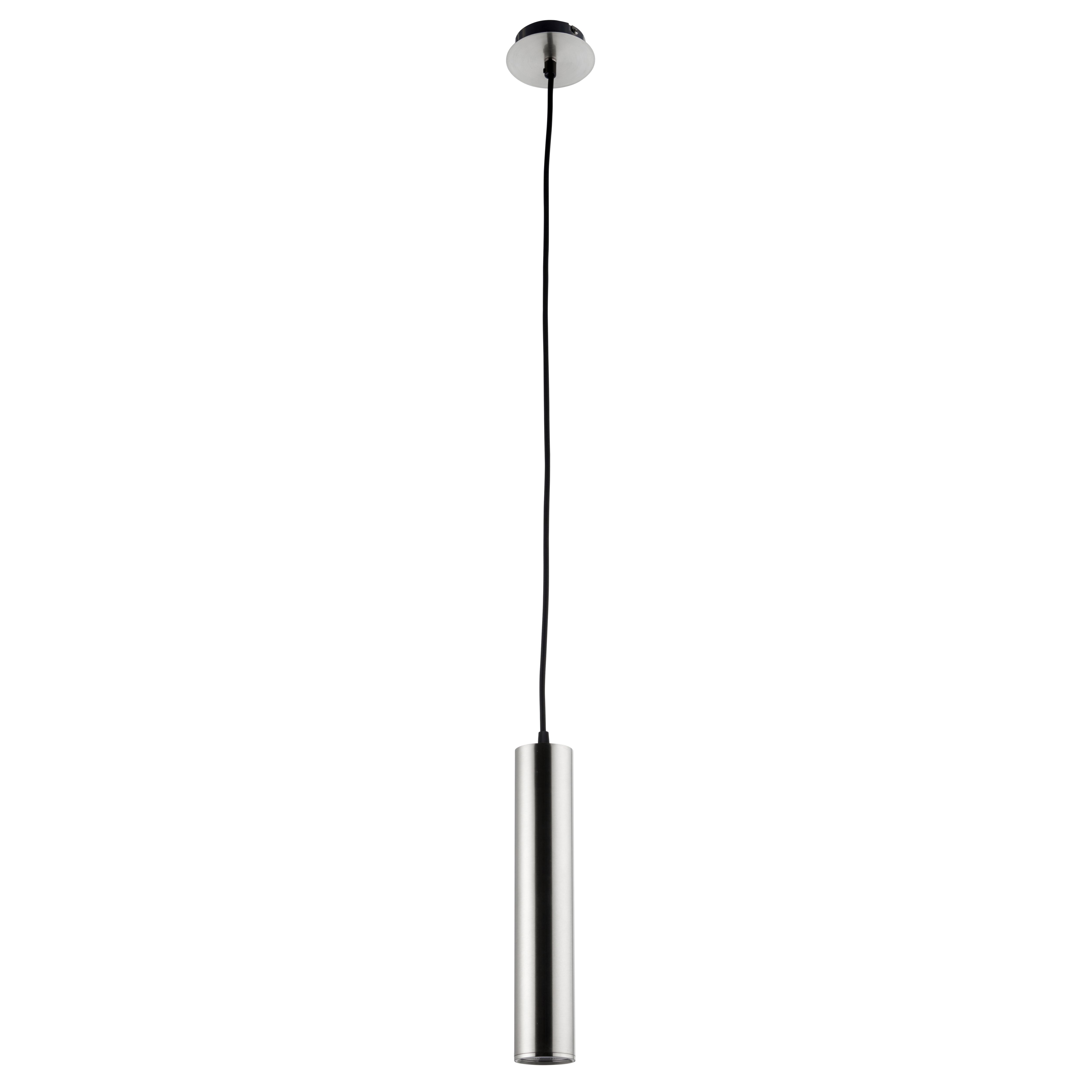 GoodHome Suartone Pendant Chrome effect LED Pendant ceiling light, (Dia)60mm