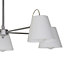 GoodHome Syenite White Chrome effect 5 Lamp Pendant ceiling light, (Dia)850mm