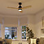 GoodHome Szilard Modern LED Ceiling fan light