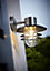 GoodHome Tanakee Stainless steel Mains-powered Outdoor Wall light