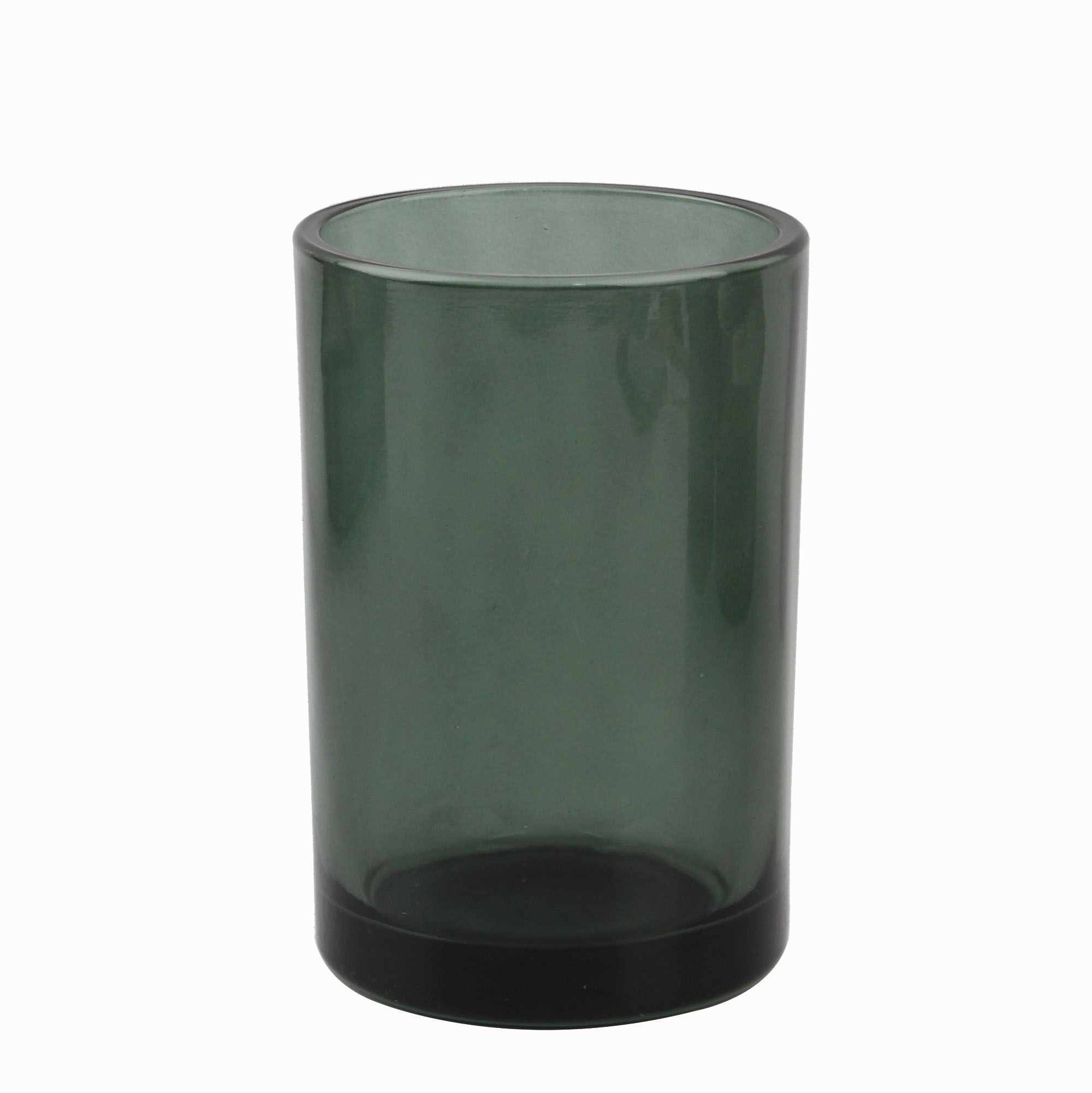 GoodHome Tanera Green Glass Tumbler