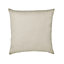 GoodHome Taowa Beige Plain Indoor Cushion (L)50cm x (W)50cm