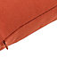 GoodHome Taowa Orange Rust Plain Indoor Cushion (L)50cm x (W)50cm