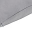 GoodHome Taowa Plain Grey Cushion (L)50cm x (W)50cm