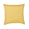 GoodHome Taowa Plain Yellow Cushion (L)50cm x (W)50cm