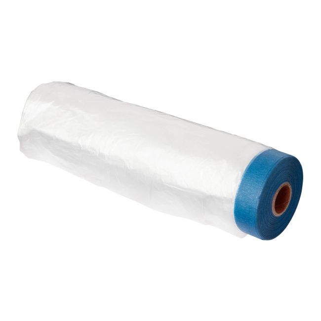 1 Roll Wall Treatment Pre Taped Masking Paper Covering For
