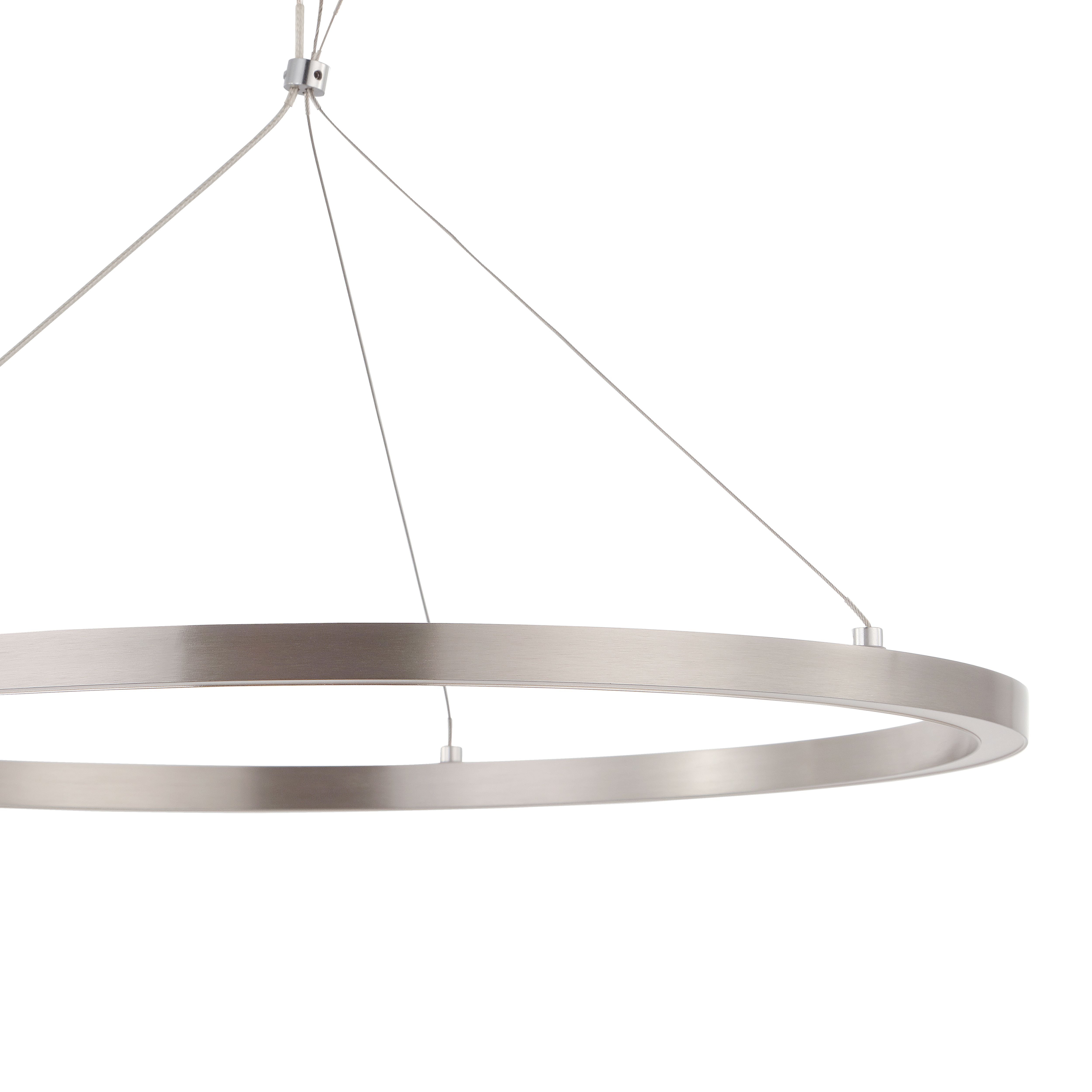 GoodHome Taphao Chrome effect LED Pendant ceiling light, (Dia)500mm