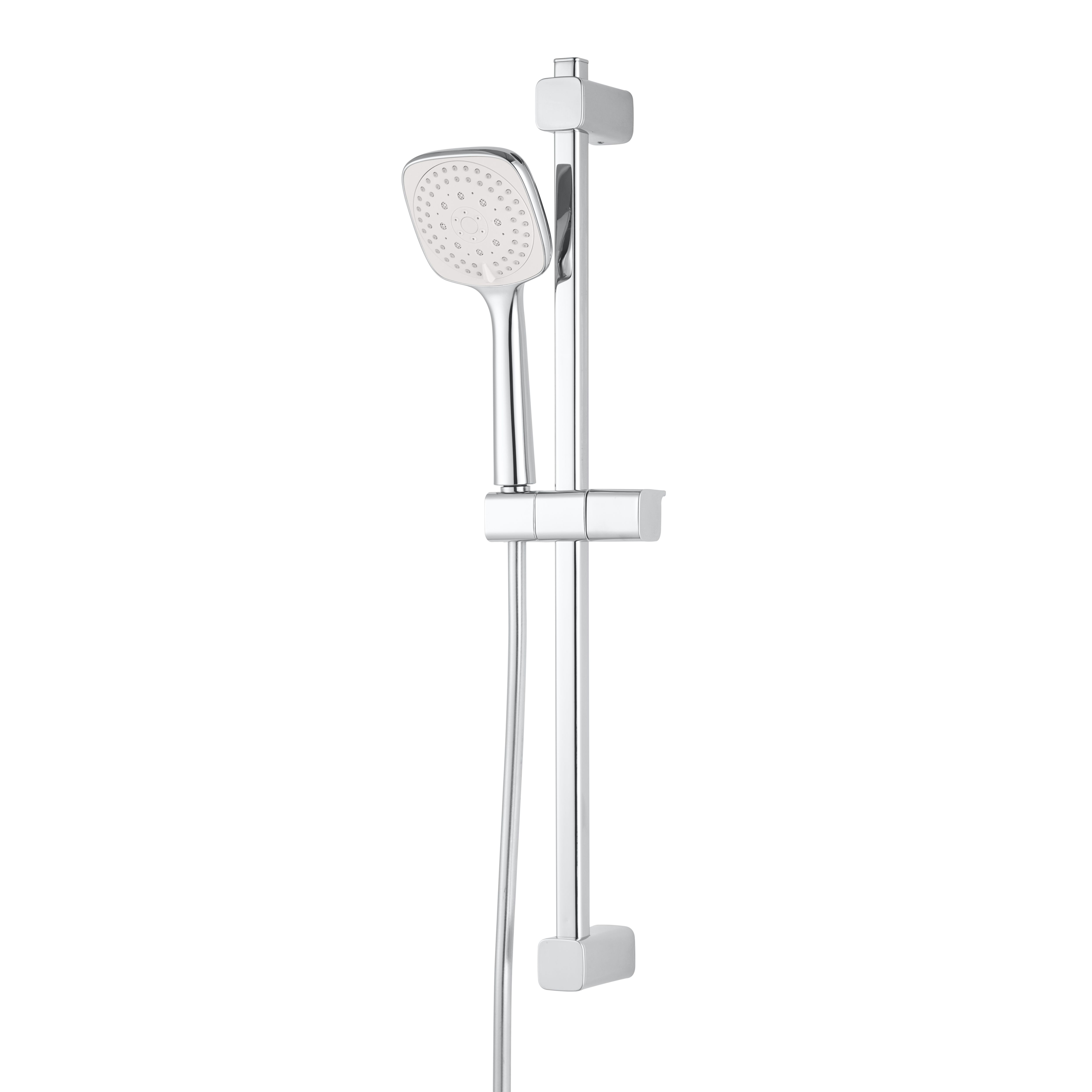 GoodHome Teesta 3-spray pattern Shower kit