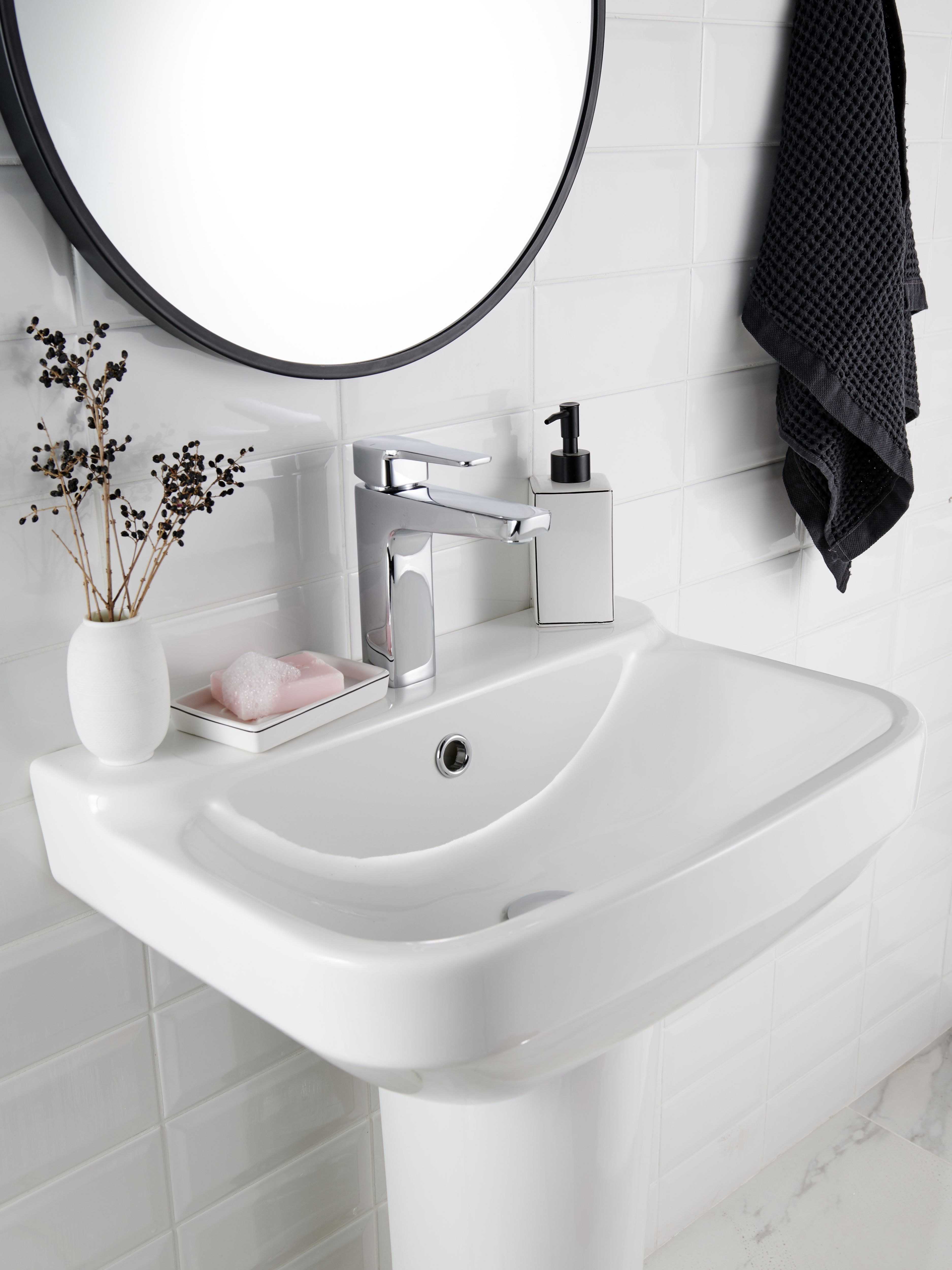 GoodHome Teesta Basin Mono mixer Tap