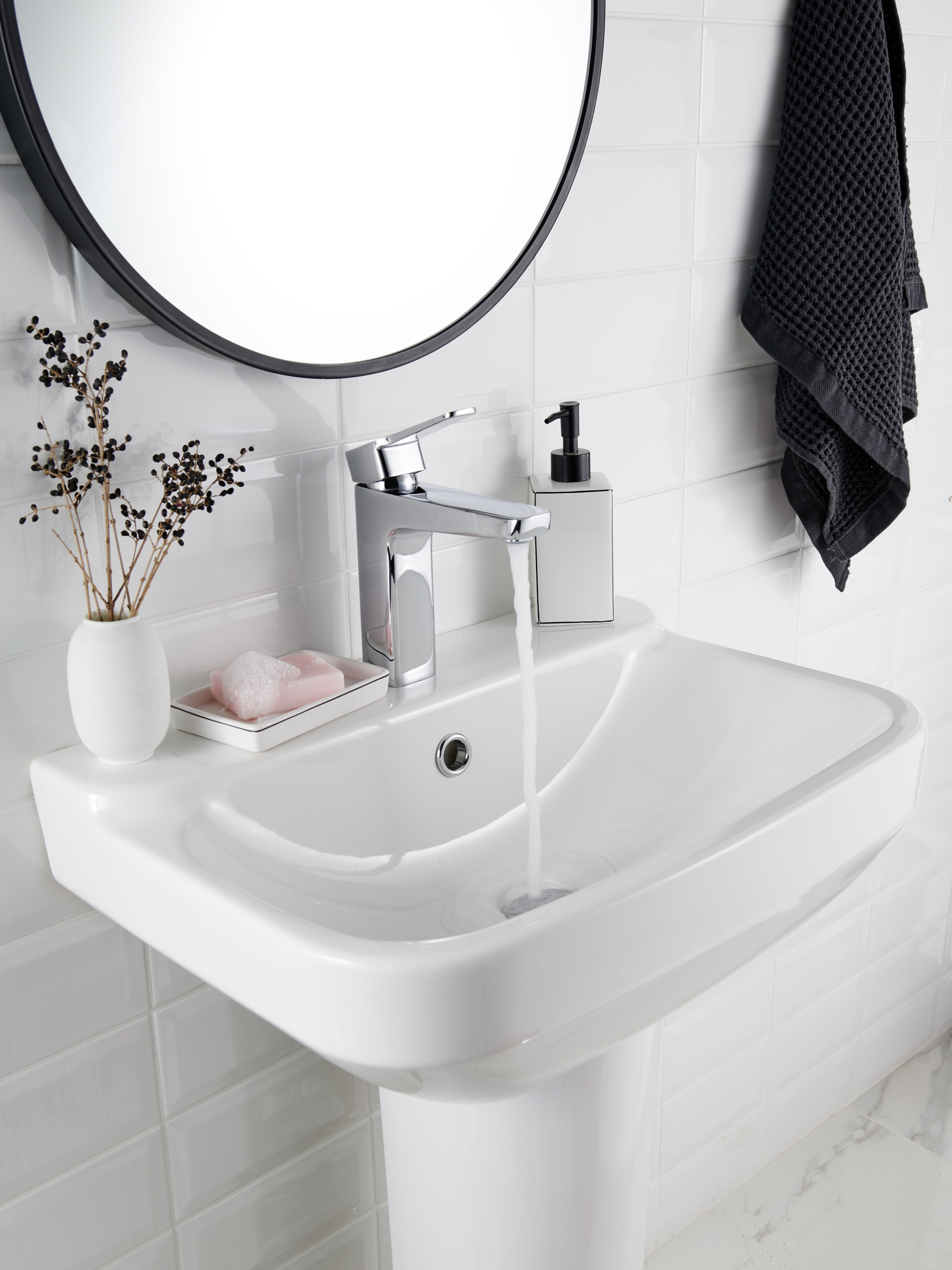 GoodHome Teesta Basin Mono mixer Tap