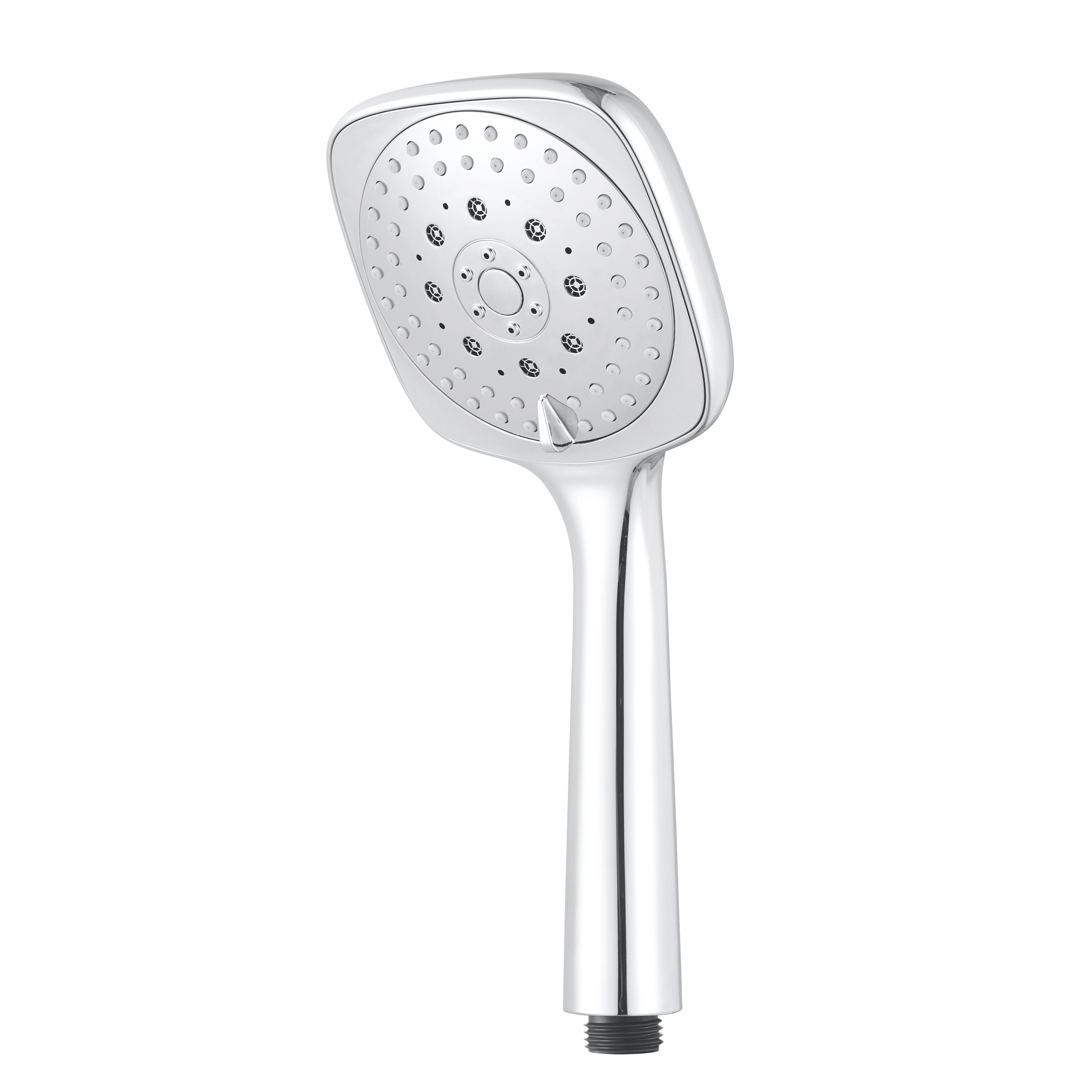 GoodHome Teesta 3-spray pattern Chrome effect Shower head