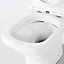 GoodHome Teesta Close-coupled Rimless Toilet with Soft close seat